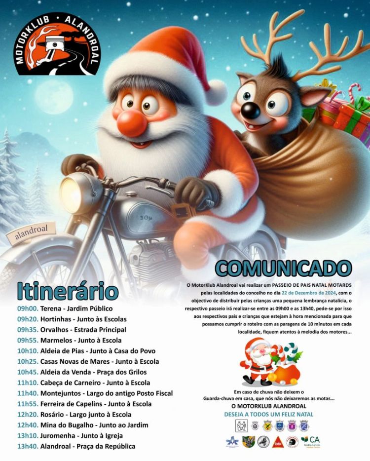 Passeio de Pais Natal Motards