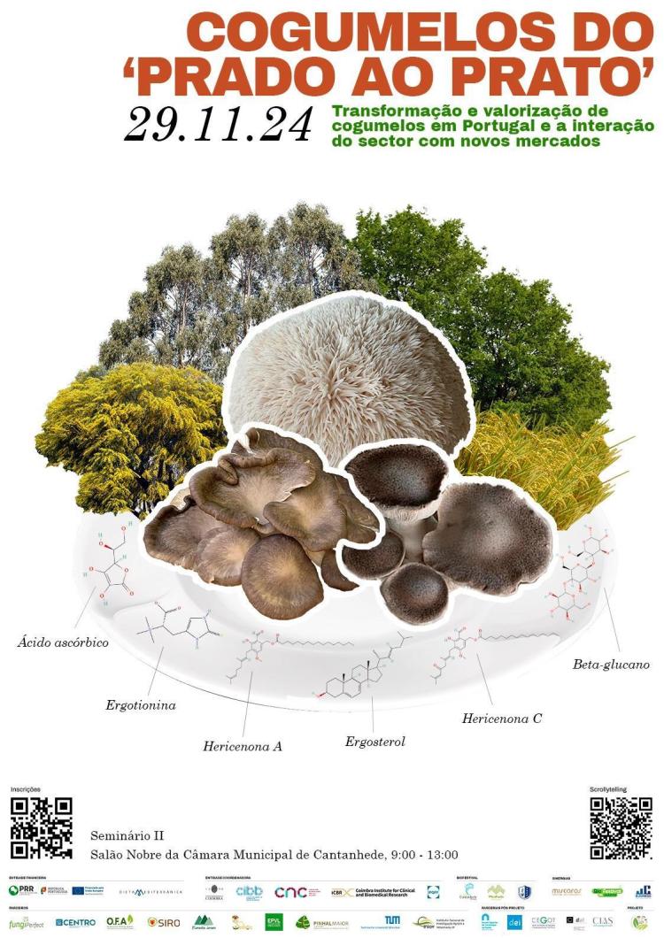 2.º seminário “Cogumelos do Prado ao Prato”