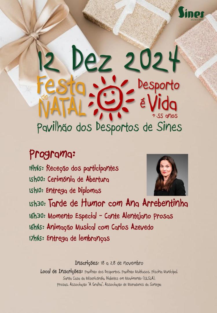 Festa de Natal Desporto é Vida