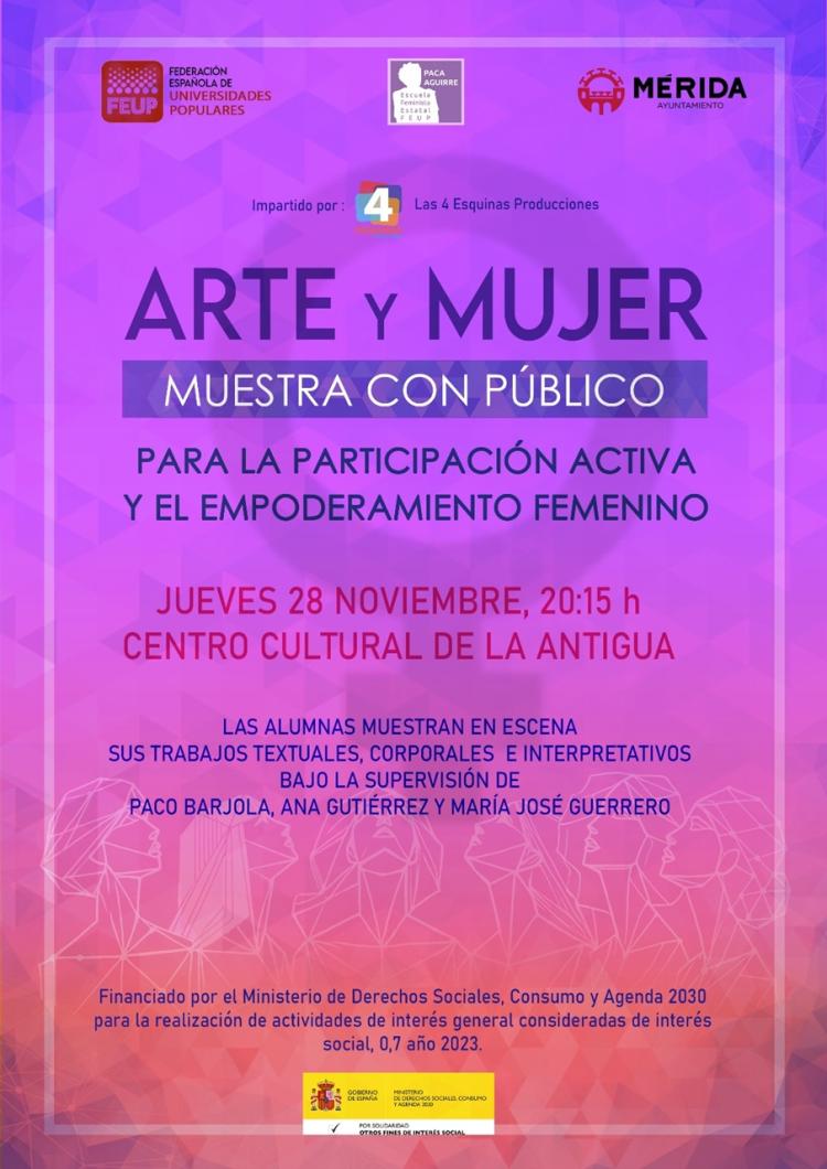 Muestra Talleres Artísticos: «Arte y Mujer»