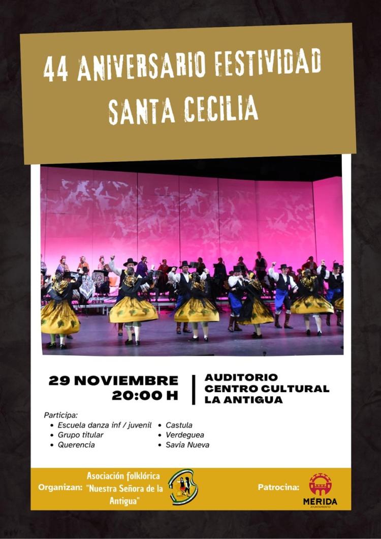 Festividad Santa Cecilia Asociación Folklórica de La Antigua