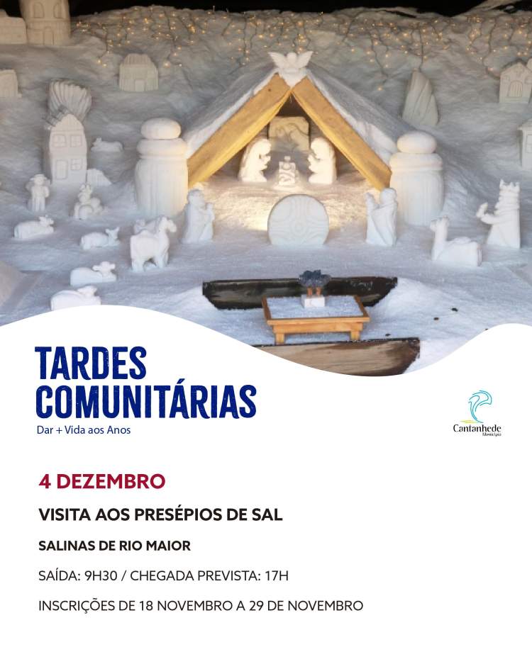 Tardes Comunitárias - Visita aos Presépios de Sal de Rio Maior