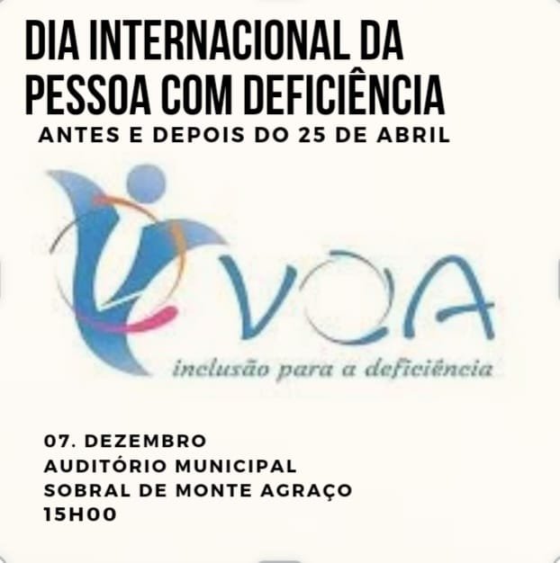 Dia Internacional da Pessoa com Deficiência - Antes e Depois do 25 de Abril