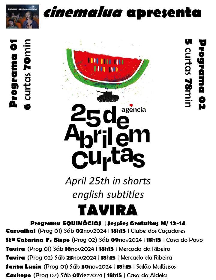 Cinemalua | 25 de Abril em Curtas na Aldeia