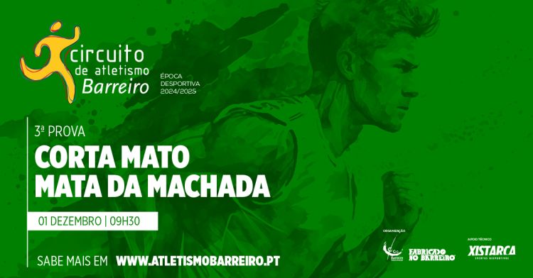 Corta-Mato da Mata da Machada | Circuito de Atletismo do Barreiro 2024/2025