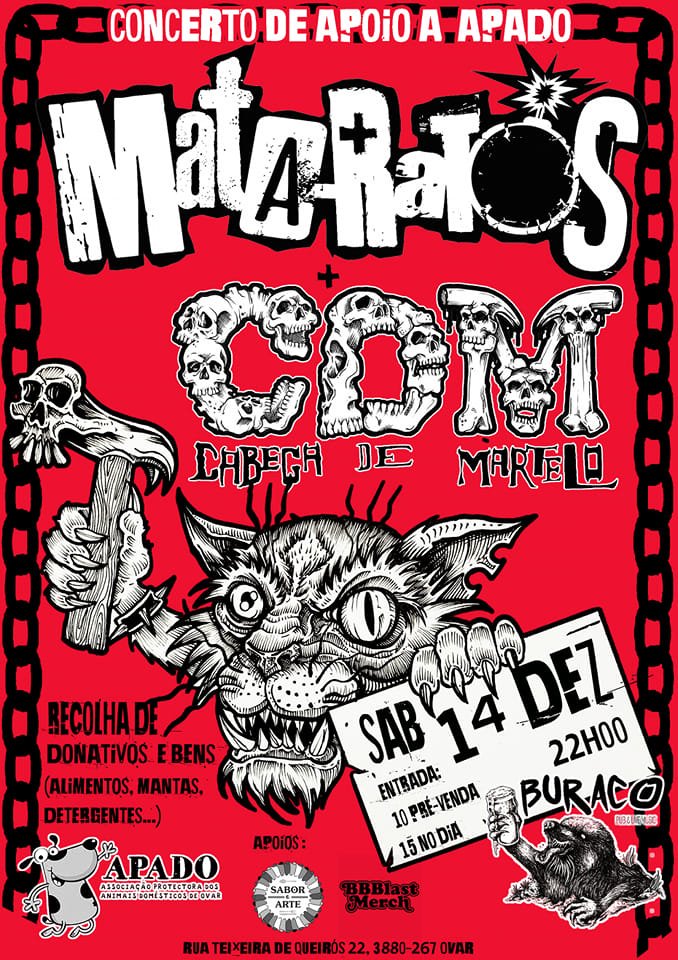 MATA RATOS + C.D.M. @ BURACO - BENEFIT APADO 