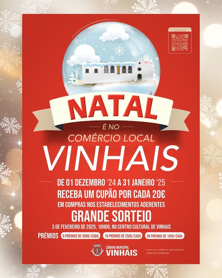 Natal no comércio local de Vinhais