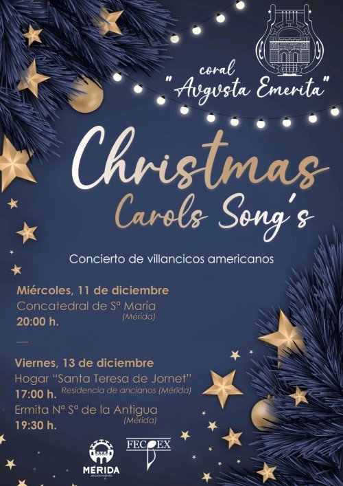 Concierto «Christmas Carols Song’s» de la Coral Augusta Emerita
