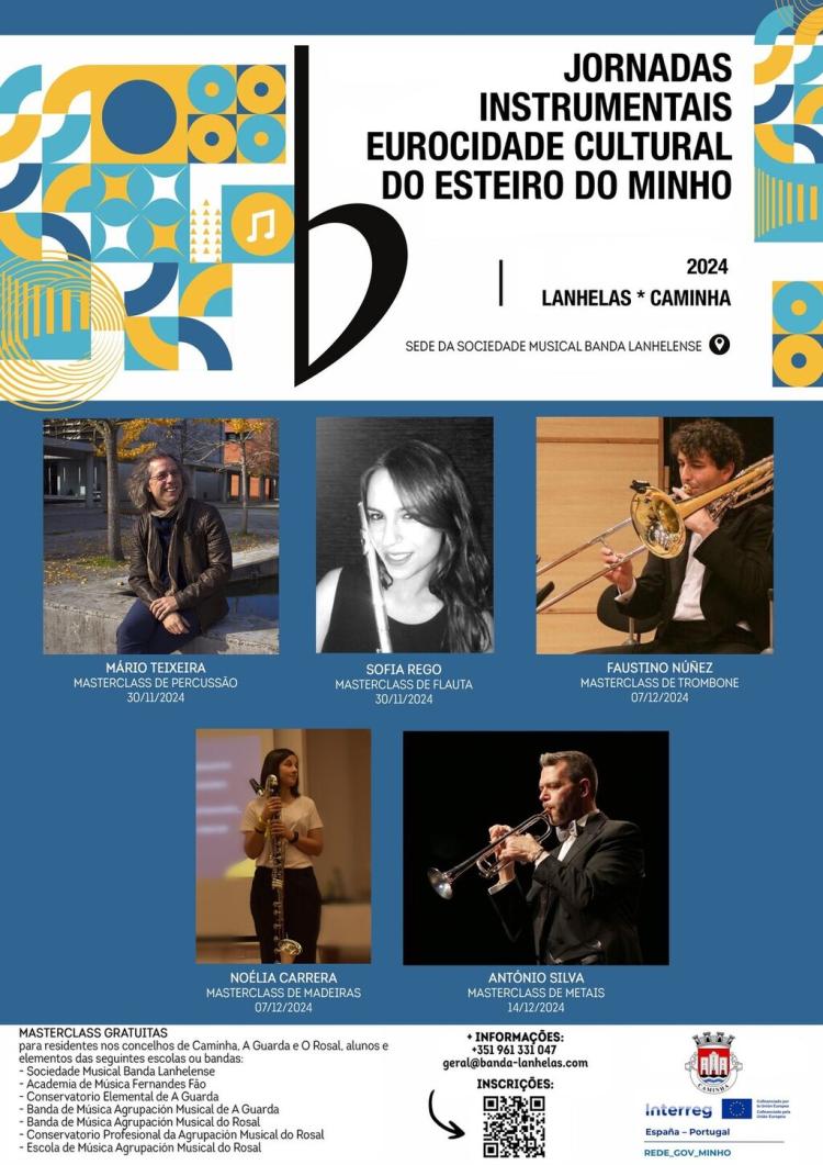 Jornadas Instrumentais Eurocidade Cultural do Esteiro do Minho 2024