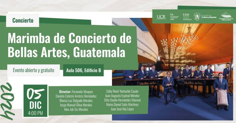 Marimba de Concierto de Bellas Artes, Guatemala