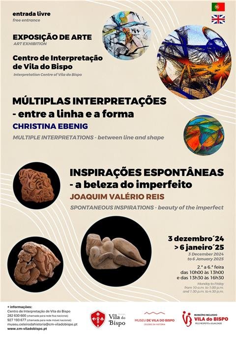 Exposição de Arte de Chistina Ebenig e Joaquim Valério Reis