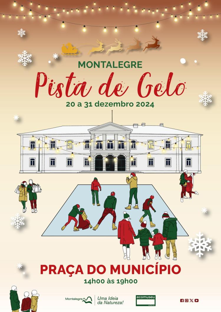 Montalegre | 'Pista de Gelo' na Praça do Município