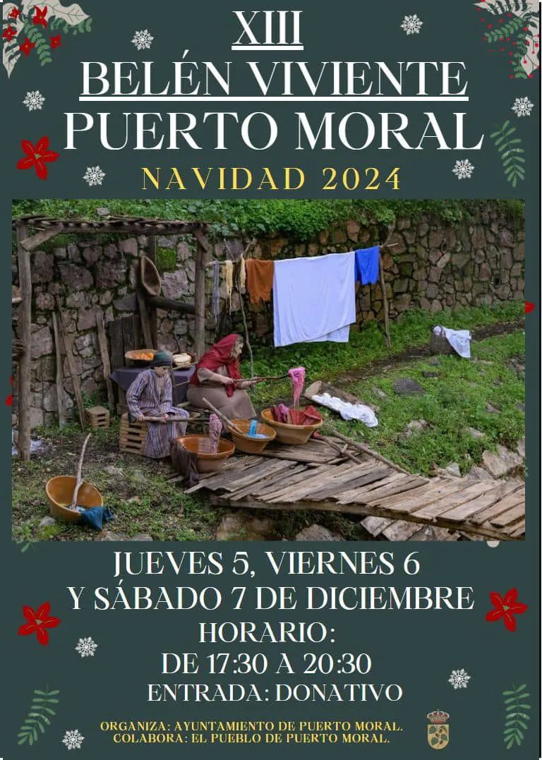Belén viviente de Puerto Moral