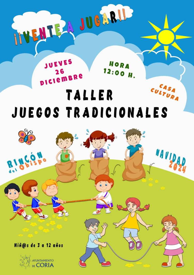 Taller de Juegos Tradicionales en Rincón del Obispo