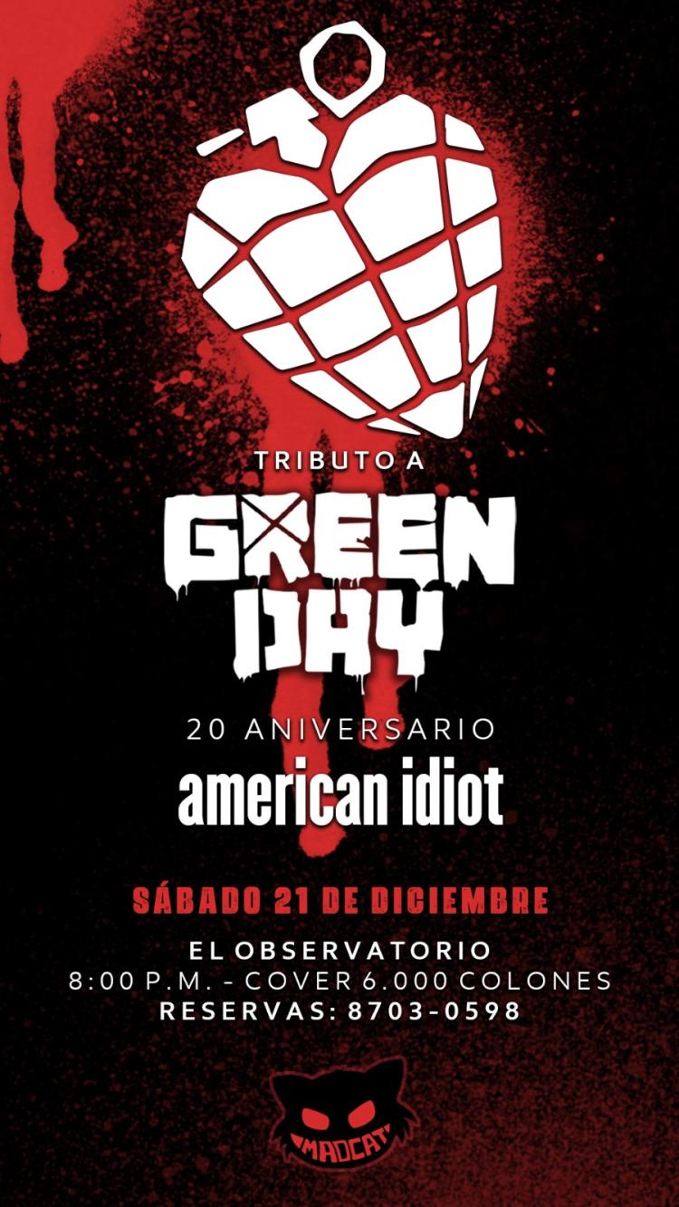 TRIBUTO A GREEN DAY. Banda: MADCAT.