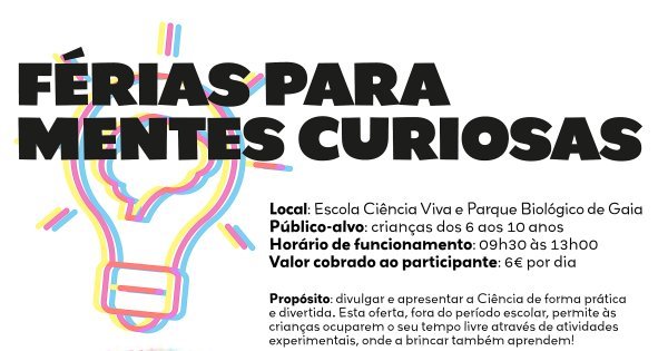 Férias para mentes curiosas