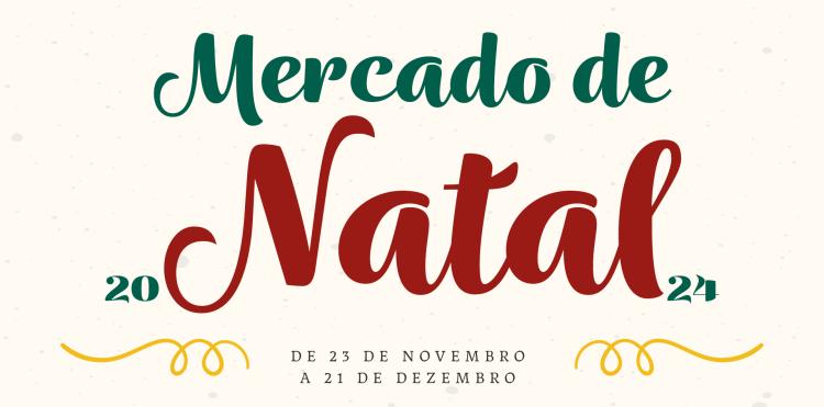 Mercado de Natal domingo 15 dezembro