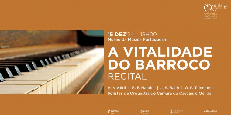 'A Vitalidade do Barroco', recital pela OCCO - Orquestra de Câmara de Cascais e Oeiras