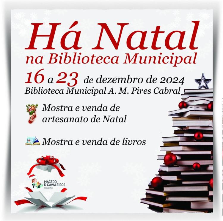 Há Natal na Biblioteca Municipal