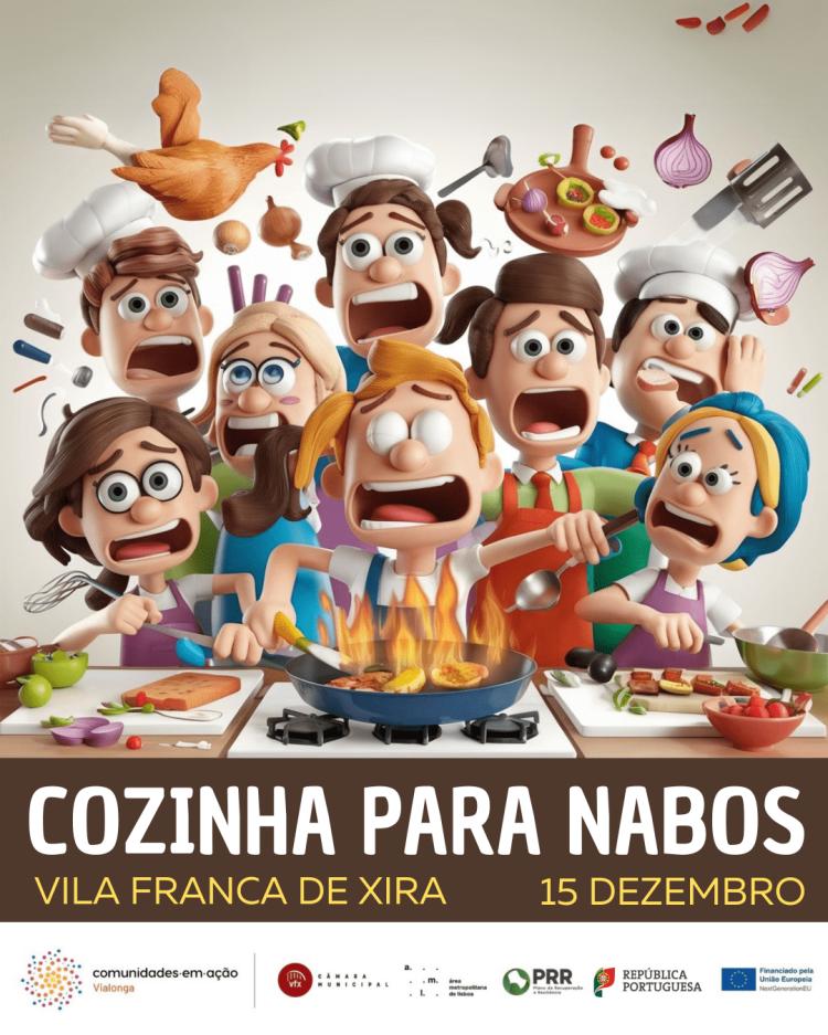 Câmara Municipal de Vila Franca de Xira promove sessões de culinária com o tema “Cozinha para Nabos”