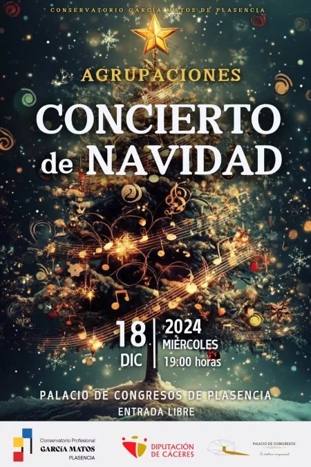 CONCIERTO DE NAVIDAD: CONSERVARTORIO GARCÍA MATOS DE PLASENCIA