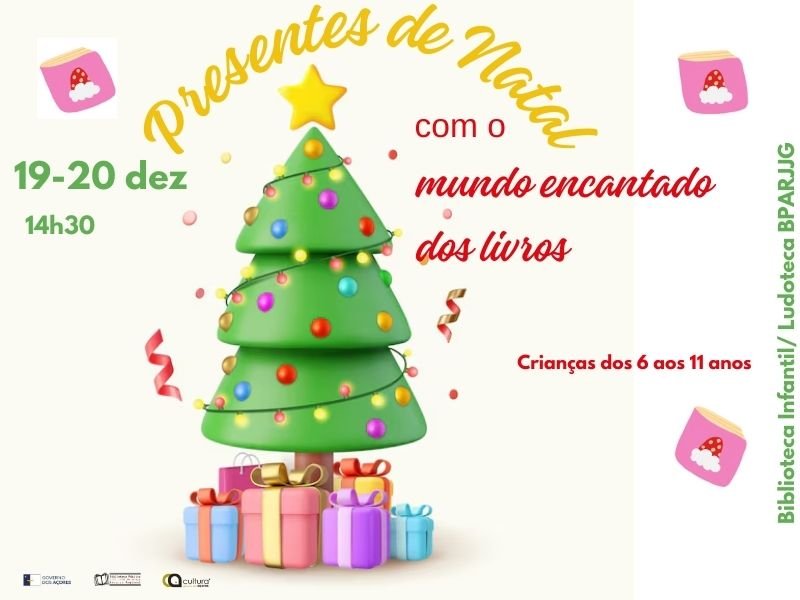 Presentes de Natal: com o mundo encantado dos livros