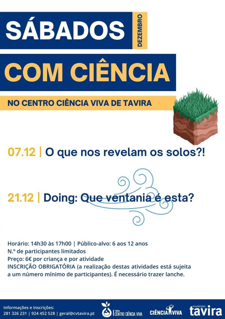 Oficinas “Sábados com Ciência”