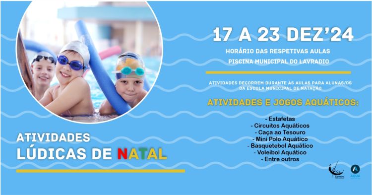 Atividades Lúdicas de Natal 2024 | Circuito de Natação do Barreiro