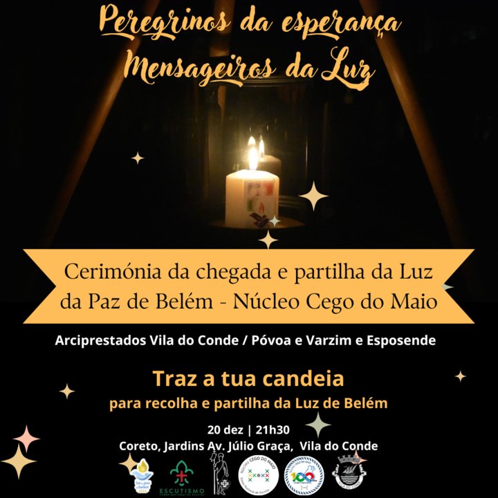Cerimónia da Chegada e Partilha da Luz da Paz de Belém
