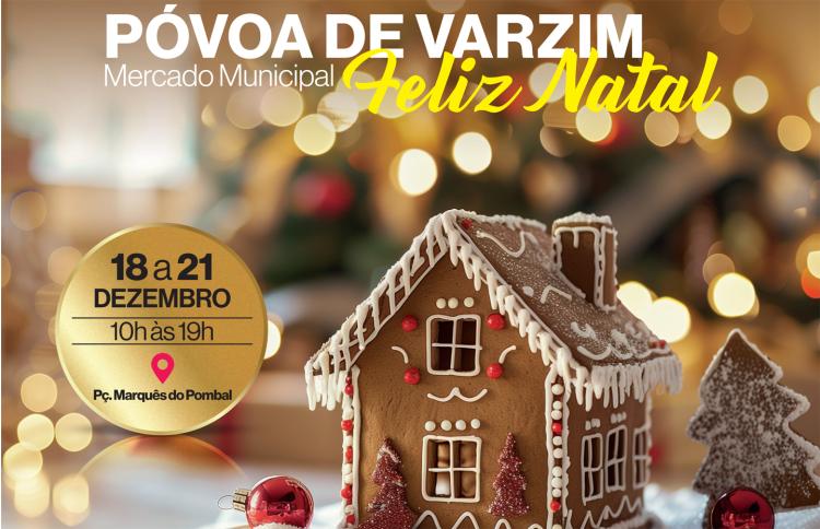 Feliz Natal, Póvoa de Varzim, no Mercado Municipal