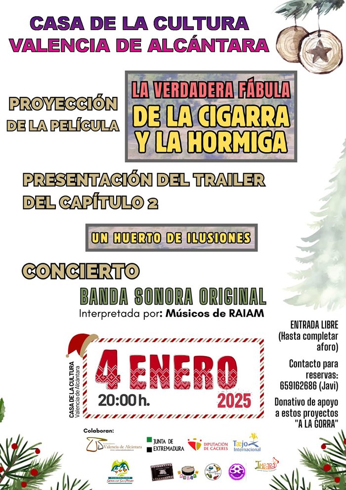 Proyección de la Película: 'La Verdadera Fábula de la Cigarra y la Hormiga'