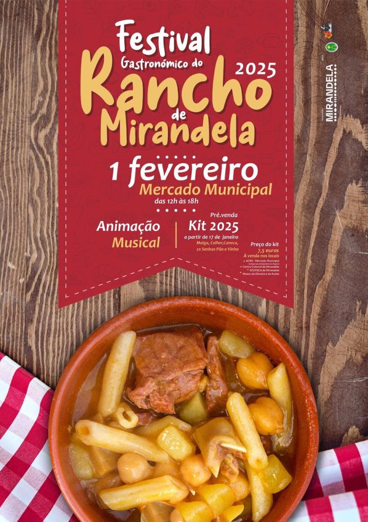 Festival Gastronómico do Rancho de Mirandela 2025 - Venha saborear o melhor de Trás-os-Montes
