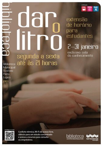 Dar o litro: biblioteca com horário alargado para estudantes