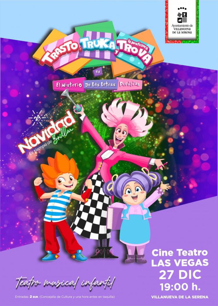 Teatro Musical Infantil 'Trasto, Truca y la Profesora Trova'