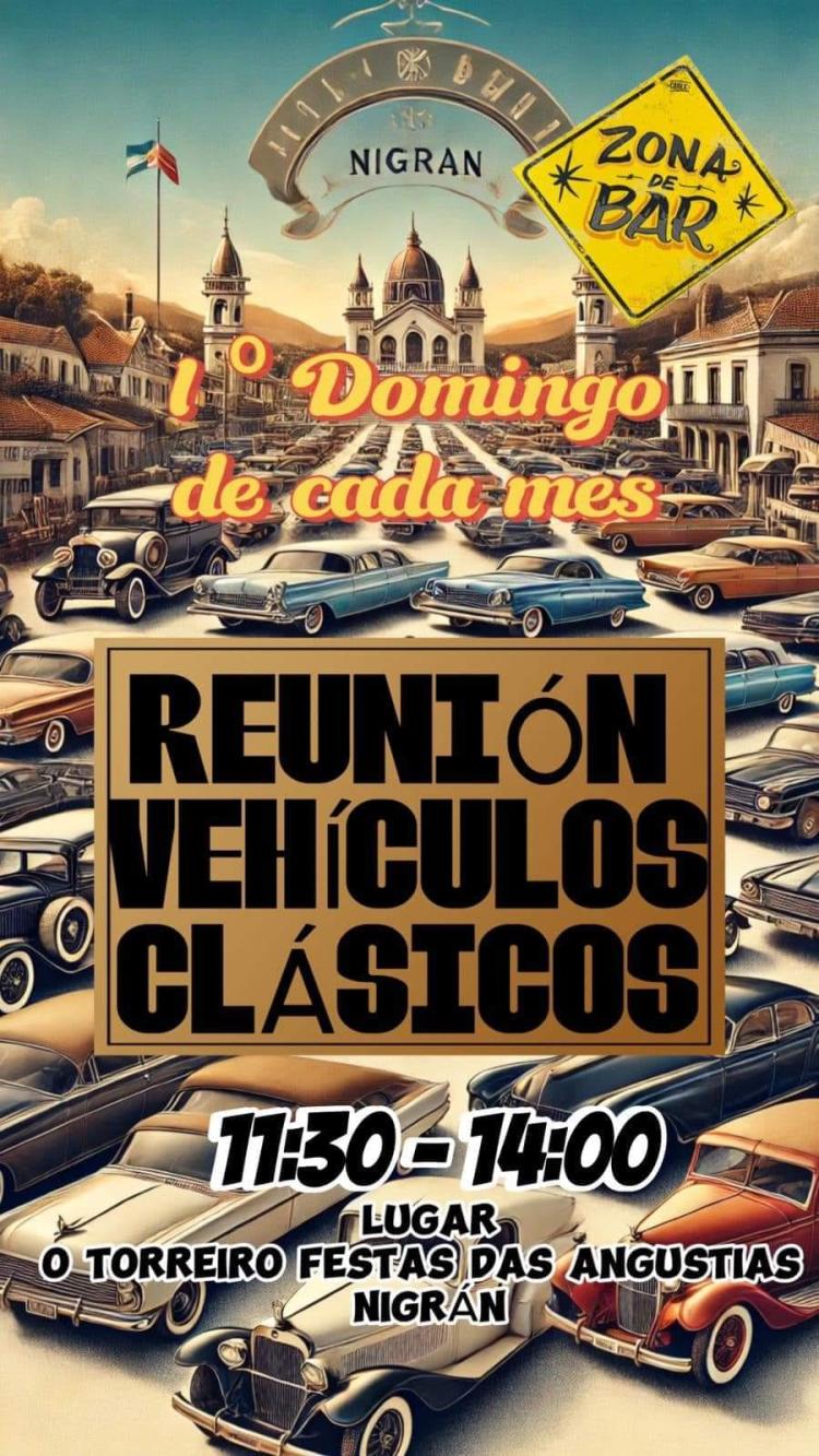 Reunión vehículos clásicos NIGRÁN mensual 