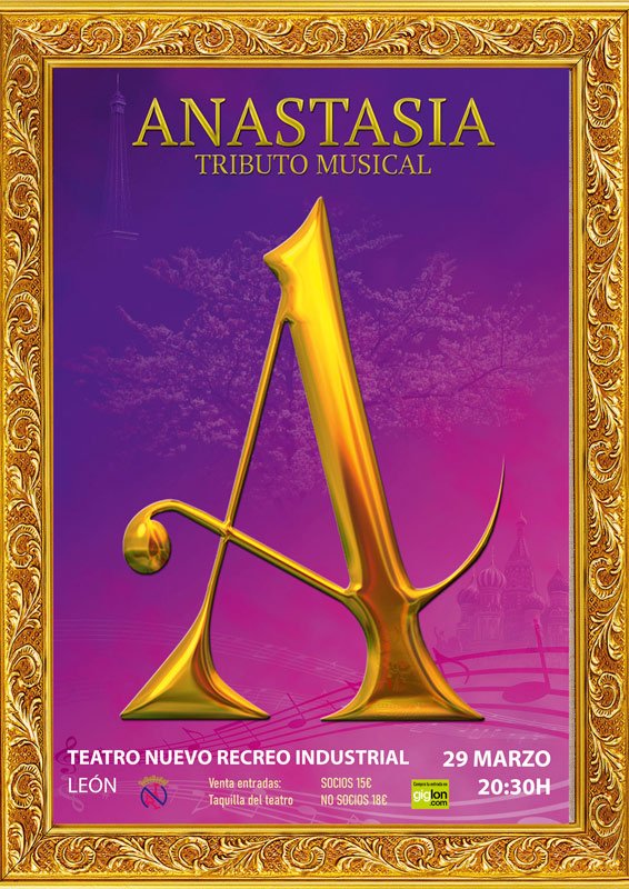 Anastasia. Tributo musical. Teatro Nuevo Recreo Industrial