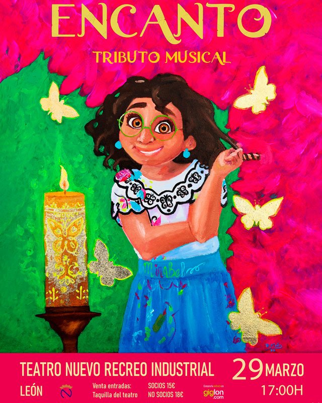 Encanto. Tributo musical. Teatro Nuevo Recreo Industrial