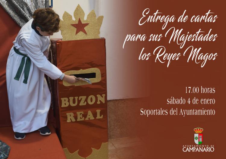 Entrega cartas al Cartero Real