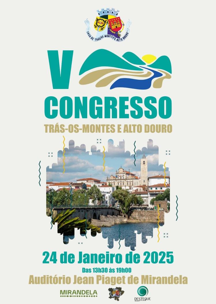 V Congresso de Trás-os-Montes e Alto Douro | Auditório Jean Piaget