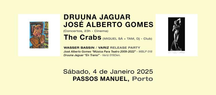 Variz & Wasser Bassin Release Party! @ Cinema Passos Manuel!!!