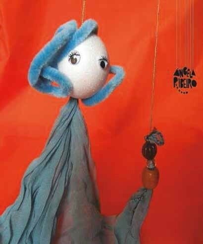 Oficina de construção de marionetas, por Ângela Ribeiro