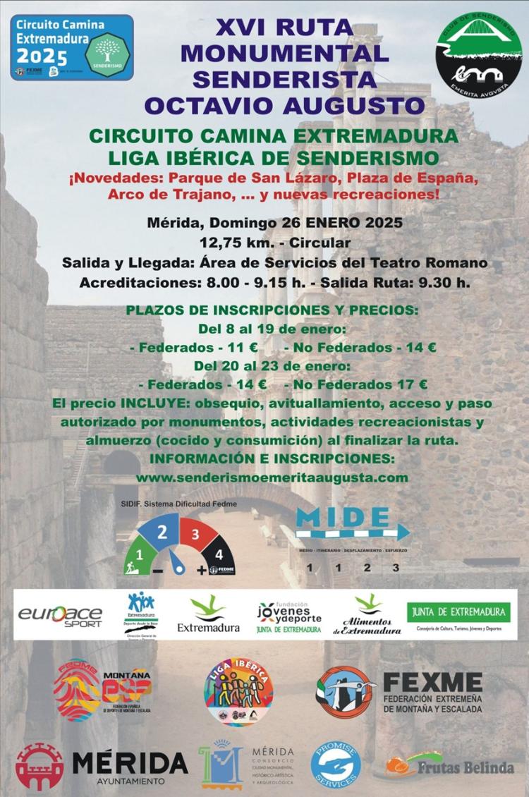 XVI Ruta Monumental Senderista Octavio Augusto