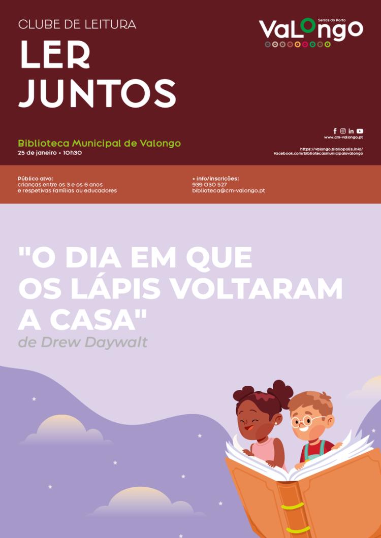 Clube de Leitura “Ler Juntos” está de volta