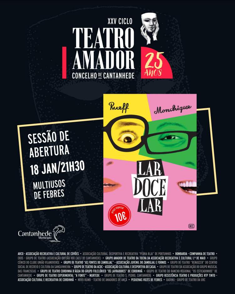 Sessão de abertura do XXV Ciclo de Teatro Amador do Concelho de Cantanhede