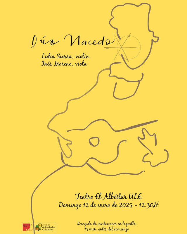 DÚO NACEDO – LIDIA SIERRA, violín / INÉS MORENO, viola. Teatro El Albéitar