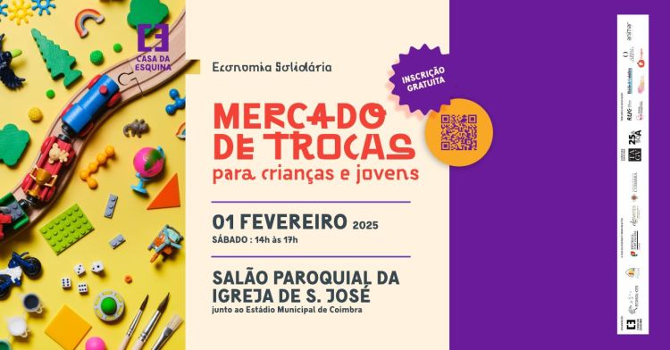 Mercado de Trocas para Crianças e Jovens