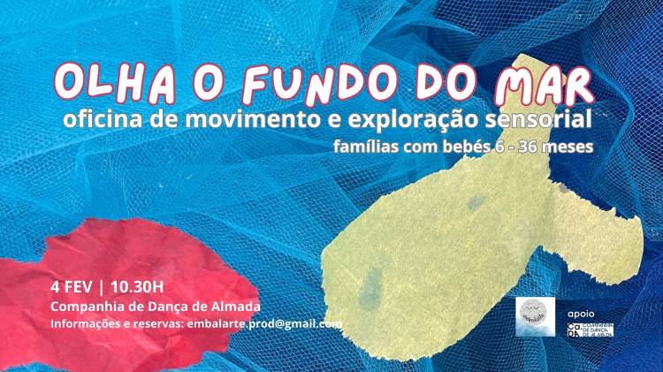 Olha o fundo do mar | crianças de 1 aos 5 anos | oficina de movimento e exploração sensorial