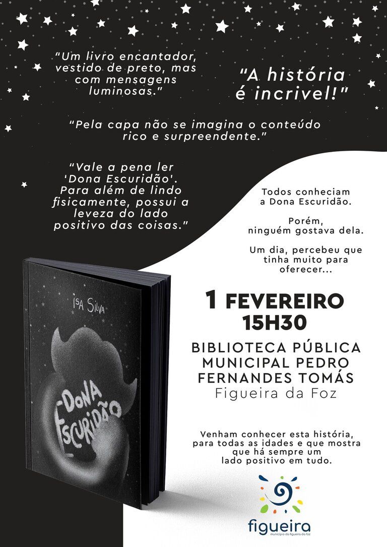 Apresentação do livro «Dona Escuridão», Isa Silva