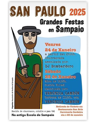 FESTAS DE SAN PAULO EN SAMPAIO