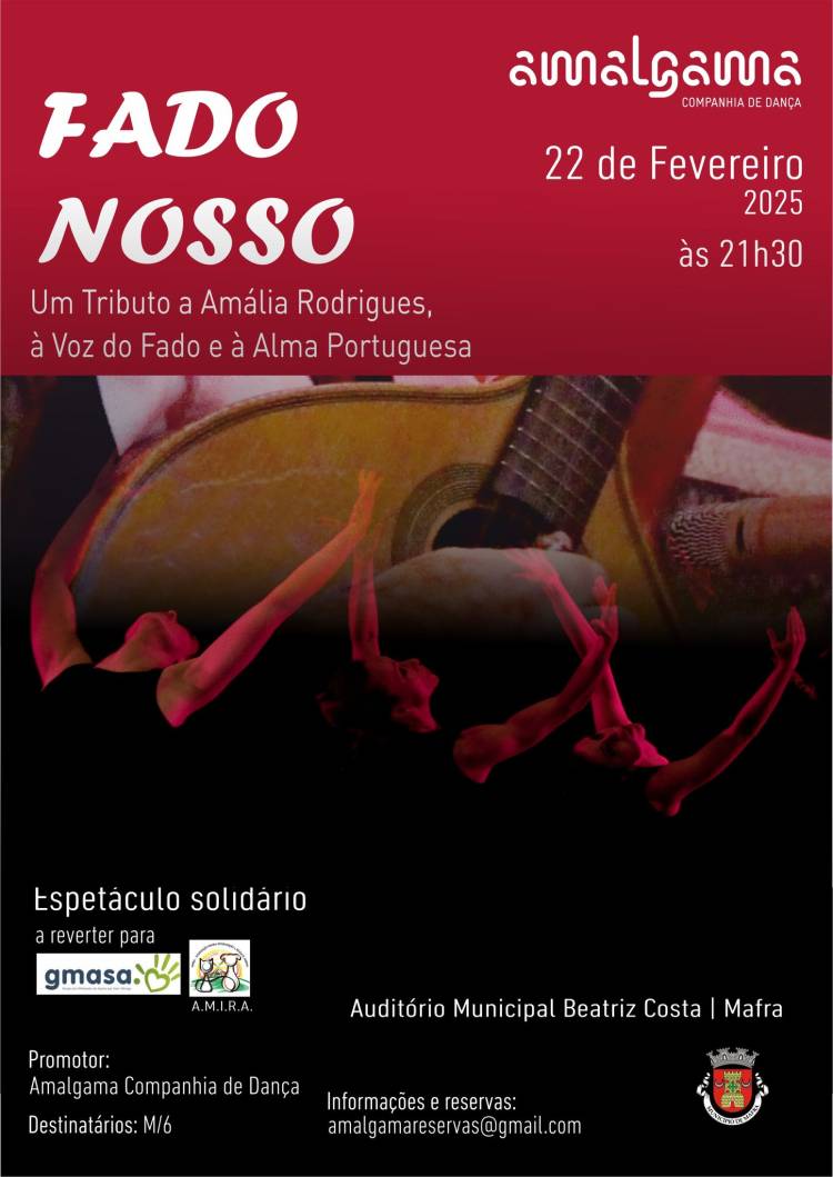 FADO NOSSO - Dança | Fado | Alma | Espectáculo solidário Mafra